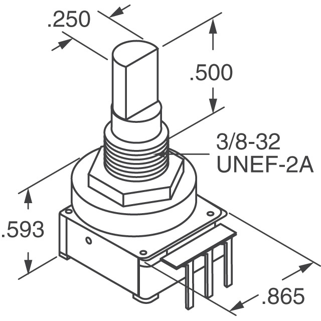 25LB11-Q Grayhill Inc.  Encoders